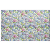 Elegant Floral Blue Paars Hydrangea Pattern Stof (Fat Quarter)