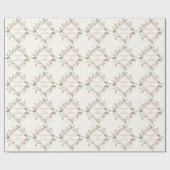 Elegant Floral Blush Pink Peony Summer Weddenschap Cadeaupapier (Vlak)