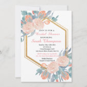 Elegant Floral Boho Vrijgezellenfeest Kaart (Voorkant)