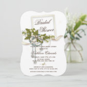 Elegant Floral Boho Vrijgezellenfeest Kaart (Staand voorkant)