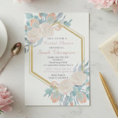 Elegant Floral Boho Vrijgezellenfeest Kaart