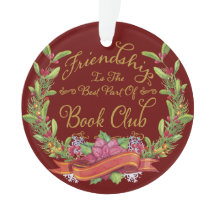 Elegant Floral Book Club Friendship