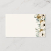 Elegant Floral Books for Baby Enclosure Kaart (Achterkant)