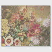 Elegant Floral Botanical Cadeaupapier (Vlak)