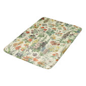 Elegant Floral Botanical Flowers Patroon Badmat (Gekanteld)