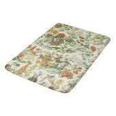 Elegant Floral Botanical Flowers Patroon Badmat (Gekanteld)