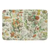 Elegant Floral Botanical Flowers Patroon Badmat (Voorkant)