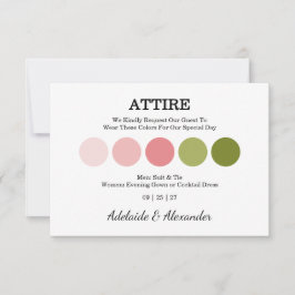 Elegant Floral Botanical Rose Pink Wedding