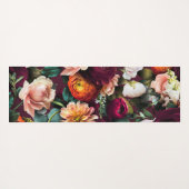 Elegant Floral Botanical Work Out Yogamat (Achterkant (horizontaal))