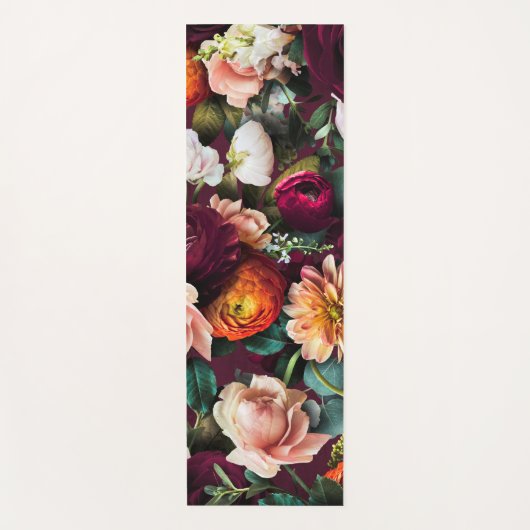 Elegant Floral Botanical Work Out Yogamat (Voorkant)