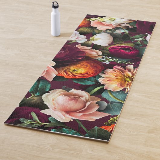 Elegant Floral Botanical Work Out Yogamat (In situ)