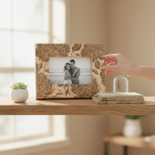 Elegant Floral botanisch ventilatorpatroon Gegraveerde Lijstjes