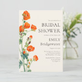 Elegant Floral Botanisch Vrijgezellenfeest Kaart (Staand voorkant)