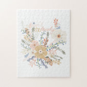 Elegant Floral Bouquet Girly Gezegde Lovely Legpuzzel (Verticaal)