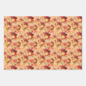 Elegant  Floral Bouquet Pattern Inpakpapier Vel (Voorkant 2)