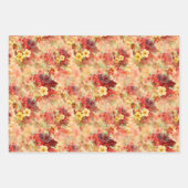 Elegant  Floral Bouquet Pattern Inpakpapier Vel (Voorkant)