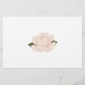 Elegant Floral Bridal advies en wenst Kaart (Achterkant)