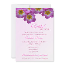 Elegant floral bridal doucheuitnodiging