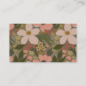 Elegant Floral Bridal Shower Informatiekaartje (Achterkant)