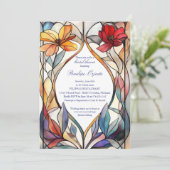 Elegant Floral Bridal Shower Kaart (Staand voorkant)