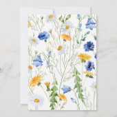 Elegant Floral Bridal Shower Kaart (Achterkant)