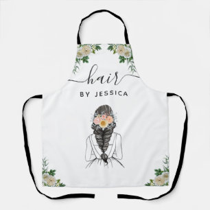 Elegant Floral Bride Hairstyle Braid Hair Salon Schort