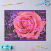 Elegant  Floral Briefkaart Weefpapier Tissuepapier (Craft)