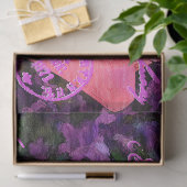 Elegant  Floral Briefkaart Weefpapier Tissuepapier (Geschenk)