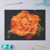 Elegant  Floral Briefkaart Weefpapier Tissuepapier (Craft)