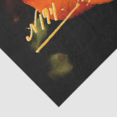 Elegant  Floral Briefkaart Weefpapier Tissuepapier (Detail)