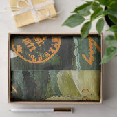 Elegant  Floral Briefkaart Weefpapier Tissuepapier (Geschenk)