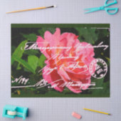 Elegant  Floral Briefkaart Weefpapier Tissuepapier (Craft)