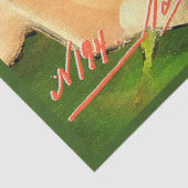 Elegant  Floral Briefkaart Weefpapier Tissuepapier (Detail)