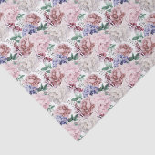 elegant floral bruiloft patroon getild tissuepapier (Detail)