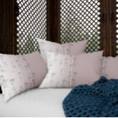 Elegant Floral Brush Roos Kussensloop