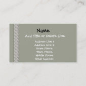 Elegant Floral Business of Profile Card Sjabloon Visitekaartje (Achterkant)
