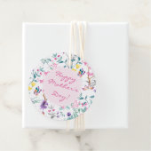 Elegant Floral & Butterflies Moederdag Bedankjes Labels (In situ)