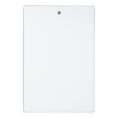 Elegant Floral Butterfly Clipboard Mini Klembord (Achterkant)