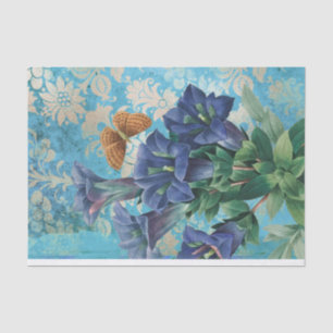 Elegant Floral Butterfly Tissuepapier