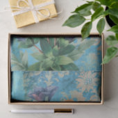 Elegant Floral Butterfly Tissuepapier (Geschenk)