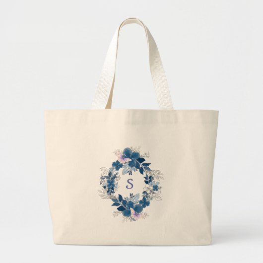 Elegant Floral Butterfly Tote Bag (Voorkant)