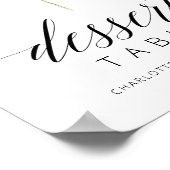 Elegant Floral Butterfly Vrijgezellenfeest Sign Poster (Hoek)