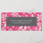 Elegant Floral Cadeaubon (Voorkant)