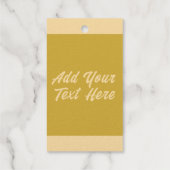 Elegant Floral Cadeaulabels (Achterkant)