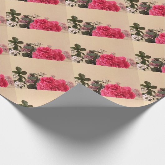 Elegant Floral Cadeaupapier (Hoek)
