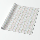 Elegant  Floral Cadeaupapier (Uitgerold)