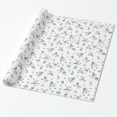 Elegant Floral Cadeaupapier (Uitgerold)