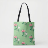 Elegant Floral Canvas tas (Voorkant)