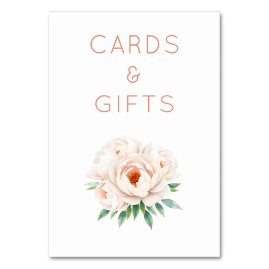 Elegant Floral Cards & Gifts Kaart (Voorkant)