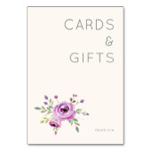 Elegant Floral Cards & Gifts Kaart (Achterkant)
